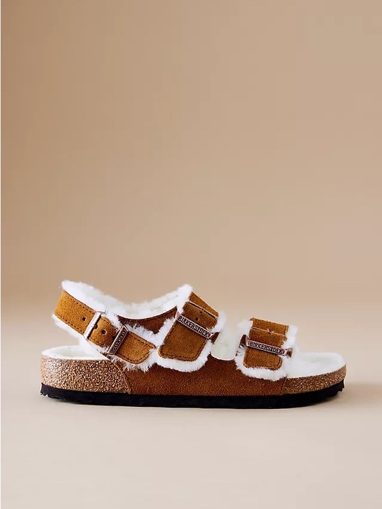 Birkenstock Shoes - Birkenstock Milano Shearling Sandals